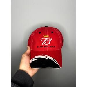 Vintage Nascar Racing Dale Earnhardt Budweiser Beer Hat